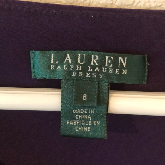 2/40$ Ralph Lauren purple dress - Picture 3 of 5